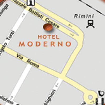 רימיני Hotel Moderno מראה חיצוני תמונה